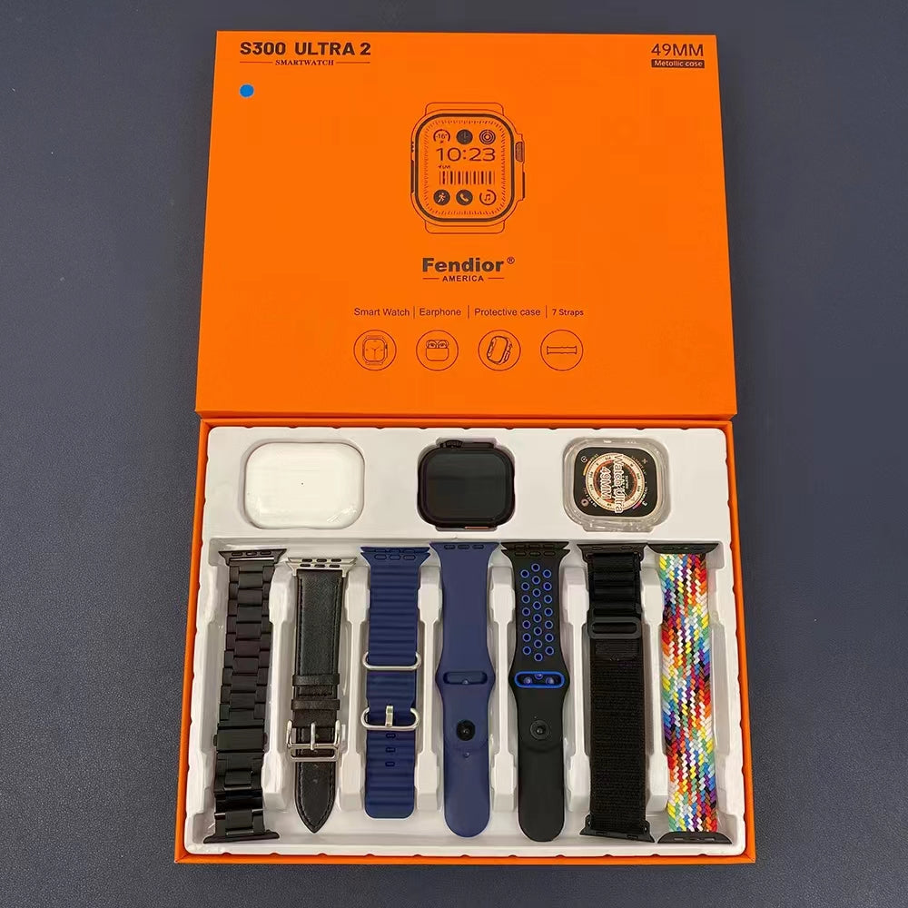 S300 Ultra 2 7 Straps Watch with Airpods