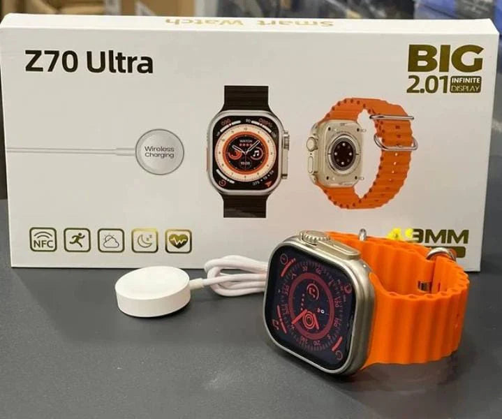 Z70 ultra watch with wireless charging